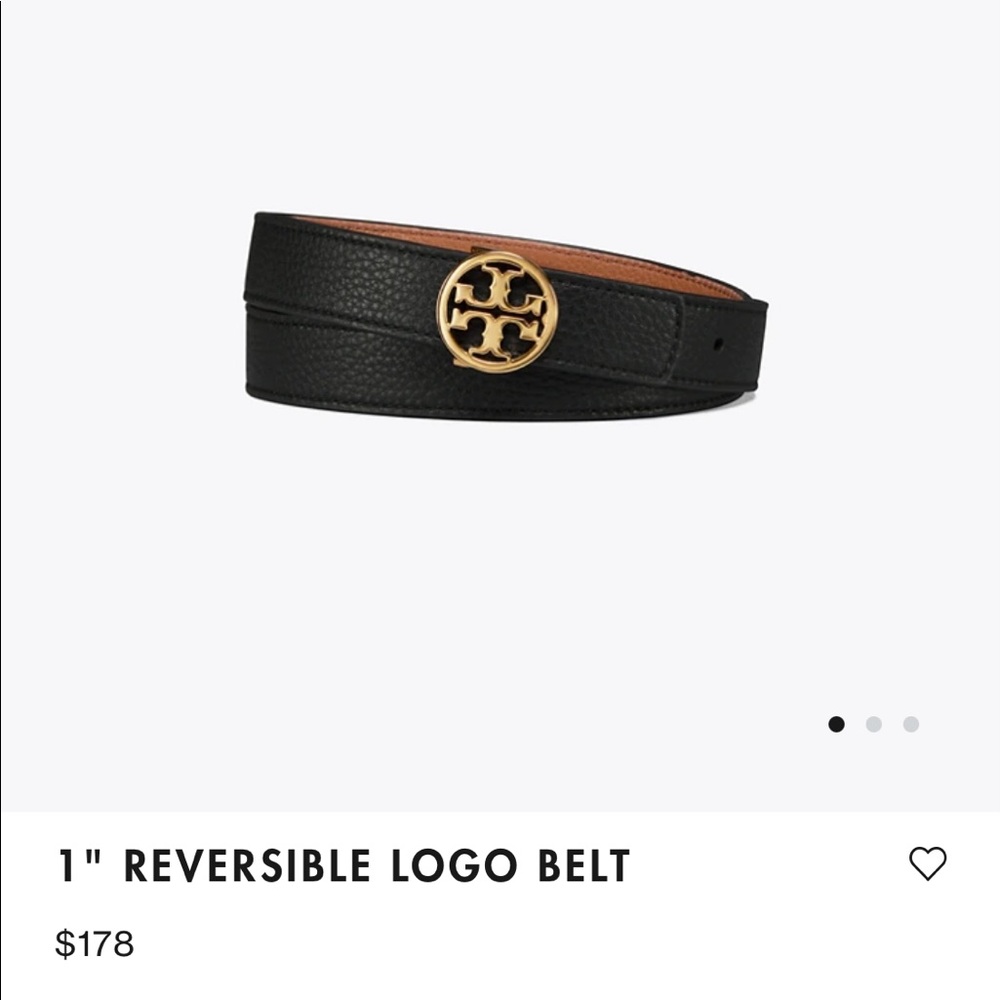 Reversible 1 in Tory Burch belt never worn. NWT.